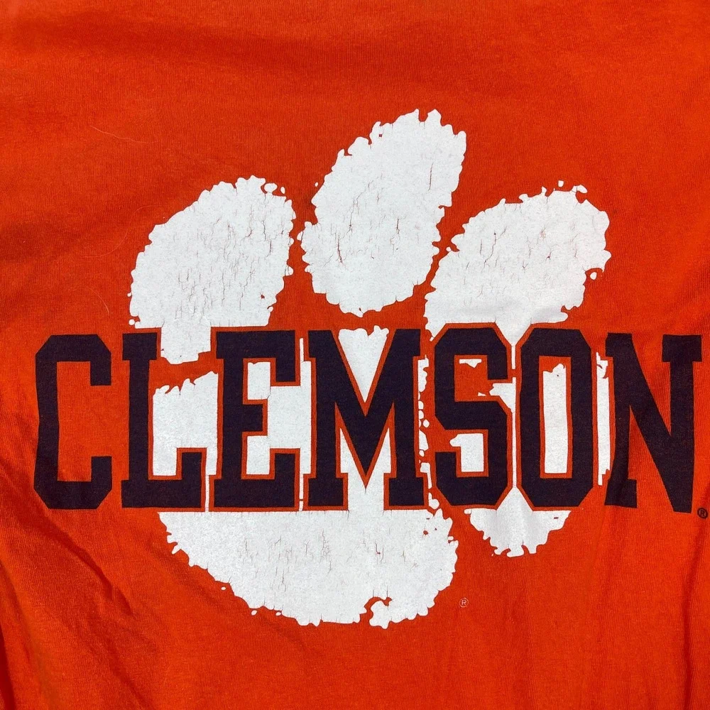 Clemson‎ Tigers Mens Medium Orange Champion Long Sleeve T Shirt